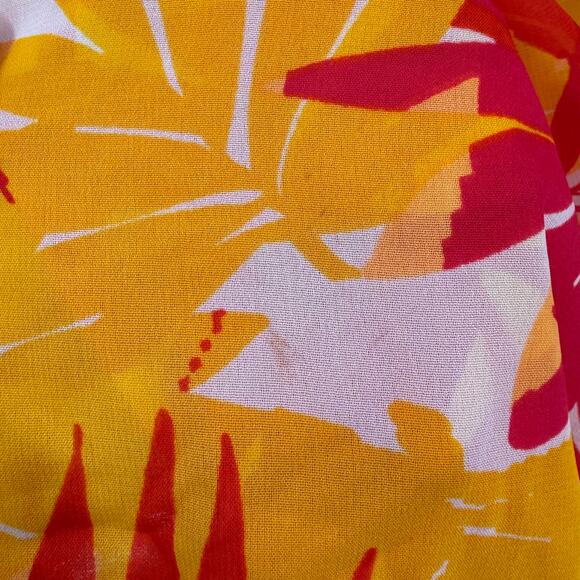 Club Z Collection Vibrant Tropical Sheer Button Front Tunic Blouse Size 2X - Picture 8 of 15